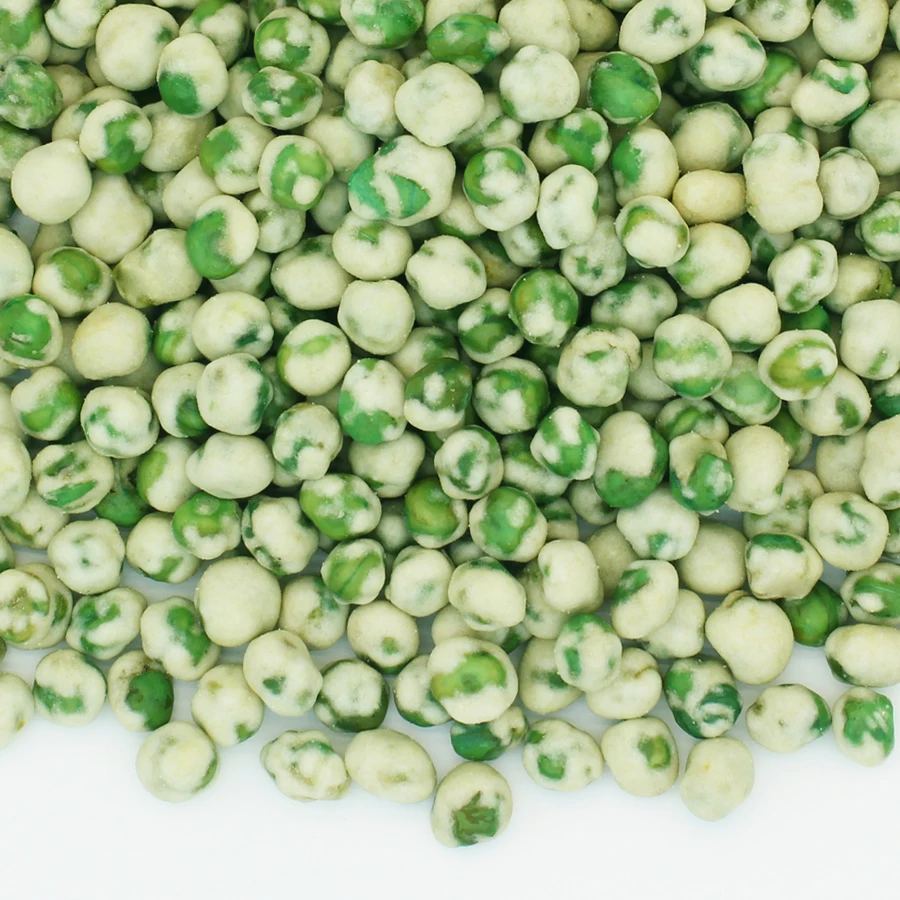 Здоровые закуски жареный вкус Васаби с покрытием зеленый горошек