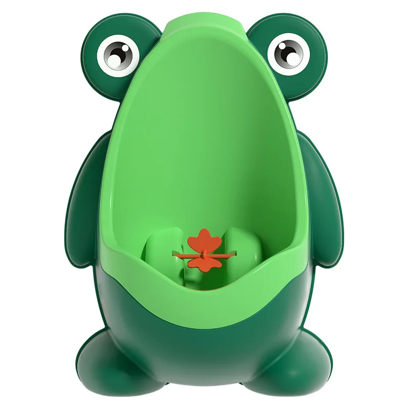 New design baby potty training infant wall mounted portable PP plastic boy toilet cute frog urinal baby products with stand