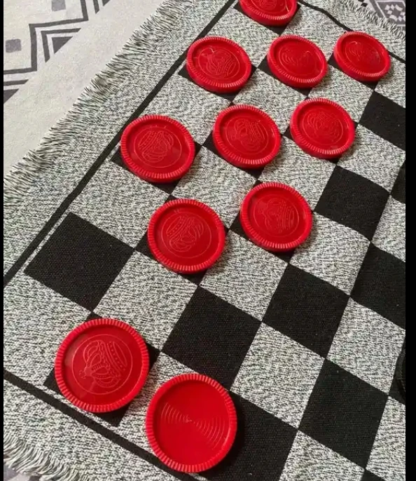 Super 3 In 1 Checkers Game Bule And Red Star Tic Tac Toe Chess Sets Board Game