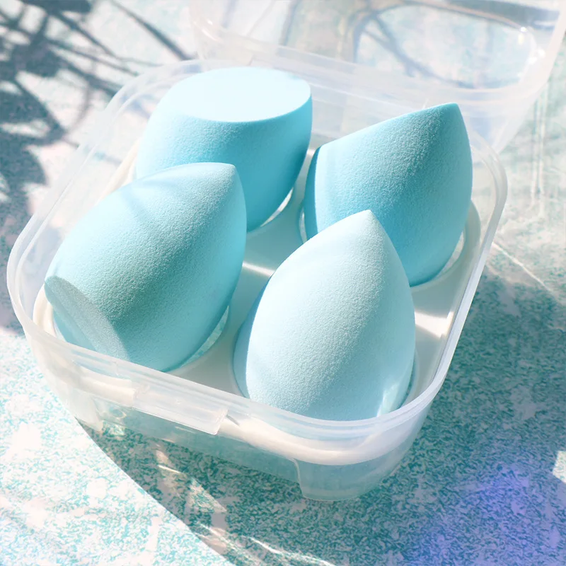 New Arrival 4pcs/set Soft Foundation Makeup Sponge Puff Cosmetic Blender Beauty Egg