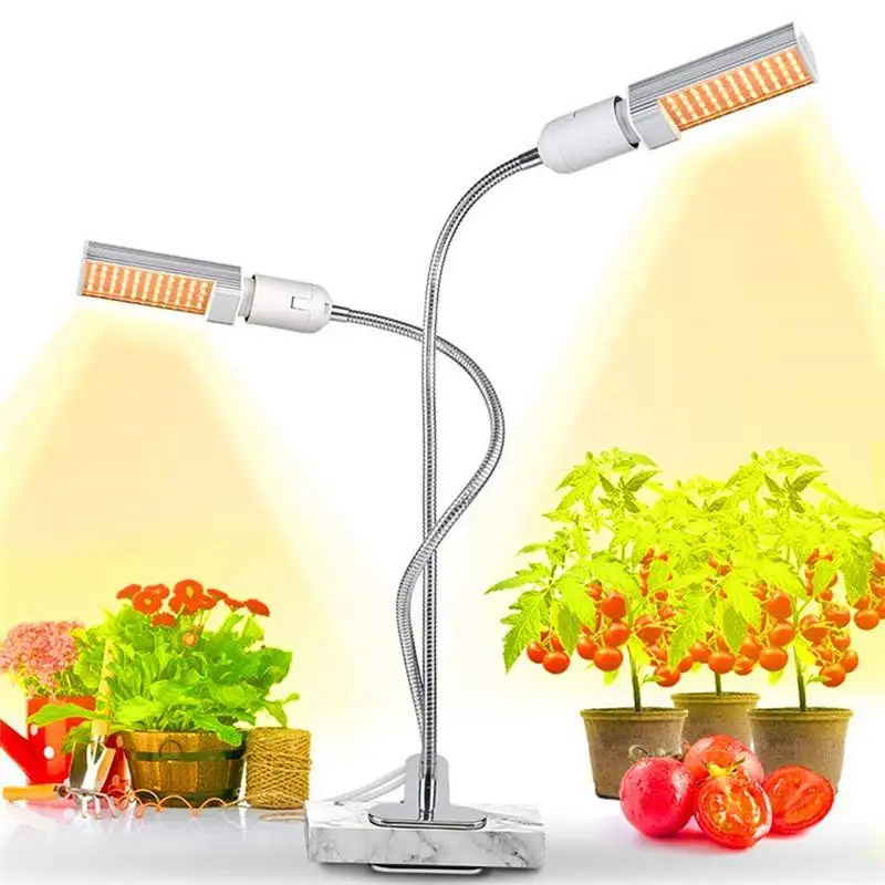 Grow Light 3 High Quality LED Desk Phyto Lamps Desktop Clip Grow Light With Timer For Plants