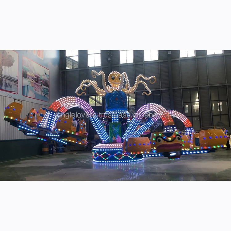 Manufacturer Outdoor Thrilling Adventure Games Rotary Fly Octopus Amusement Park Rides Big Octopus For Sale