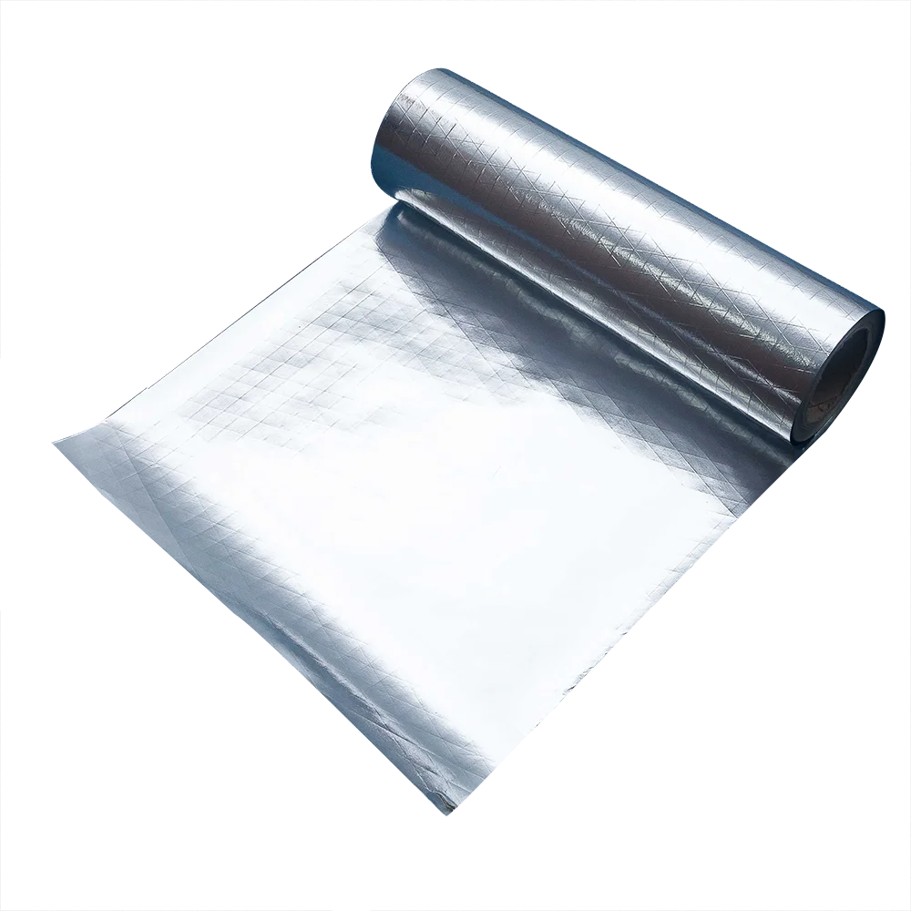 Manufacturer 90%-97% emissivity aluminum reflective foil faced scrim kraft paper insulation for greenhouse