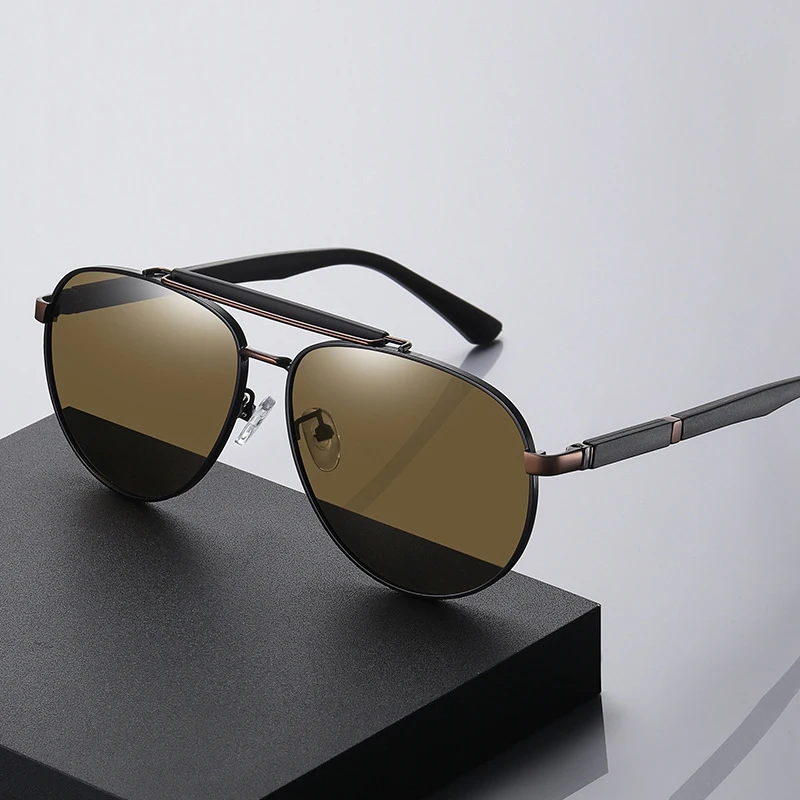 Polarized Lens Punk Style Sunglasses 6315 Men Women Fashion Vintage Pilot Men Shades Metal Frame Sun Glasses