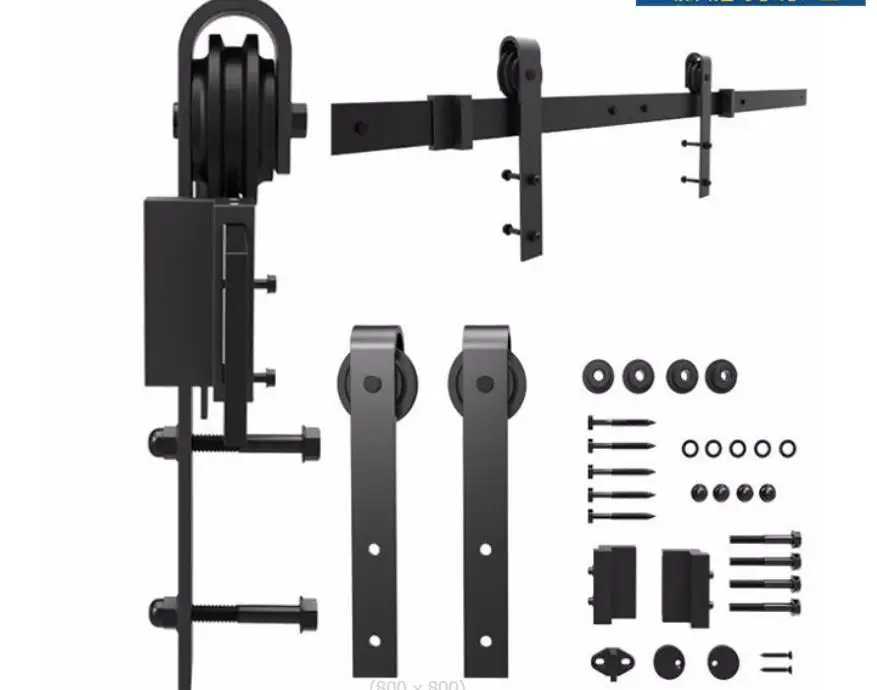 Hot sale American Barn Door Sliding Hardware Rail Track System Sliding barn door