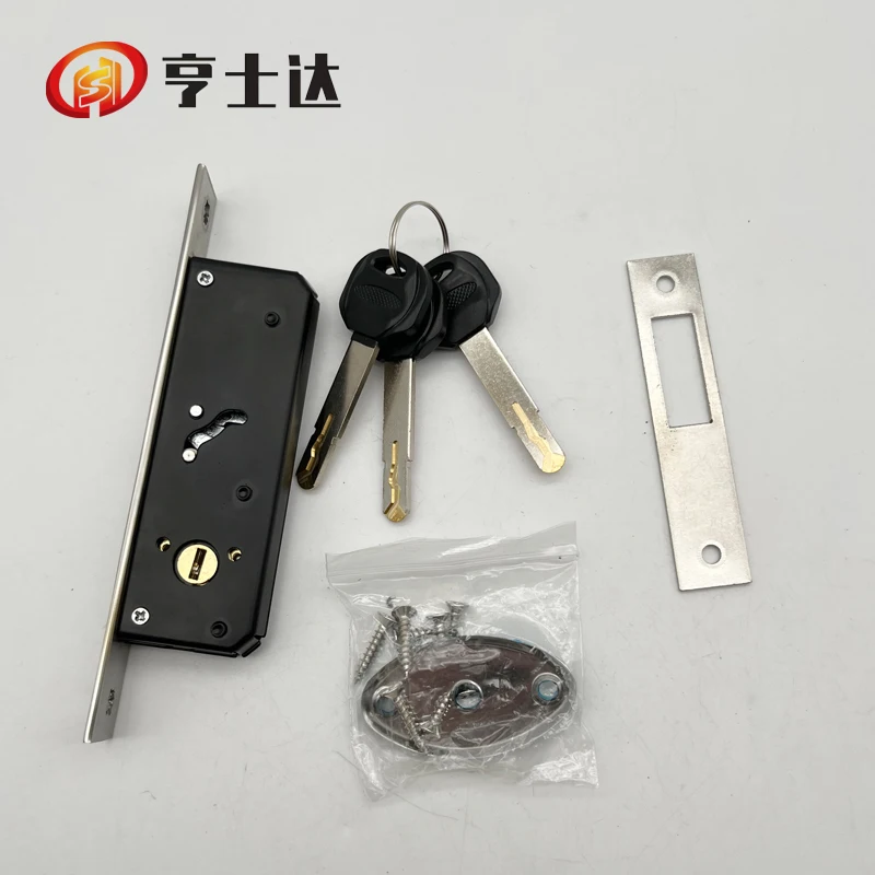 Durable Heavy Duty Stainless Steel Zinc Alloy Door Locks Mortise Lock Brass Cylinder