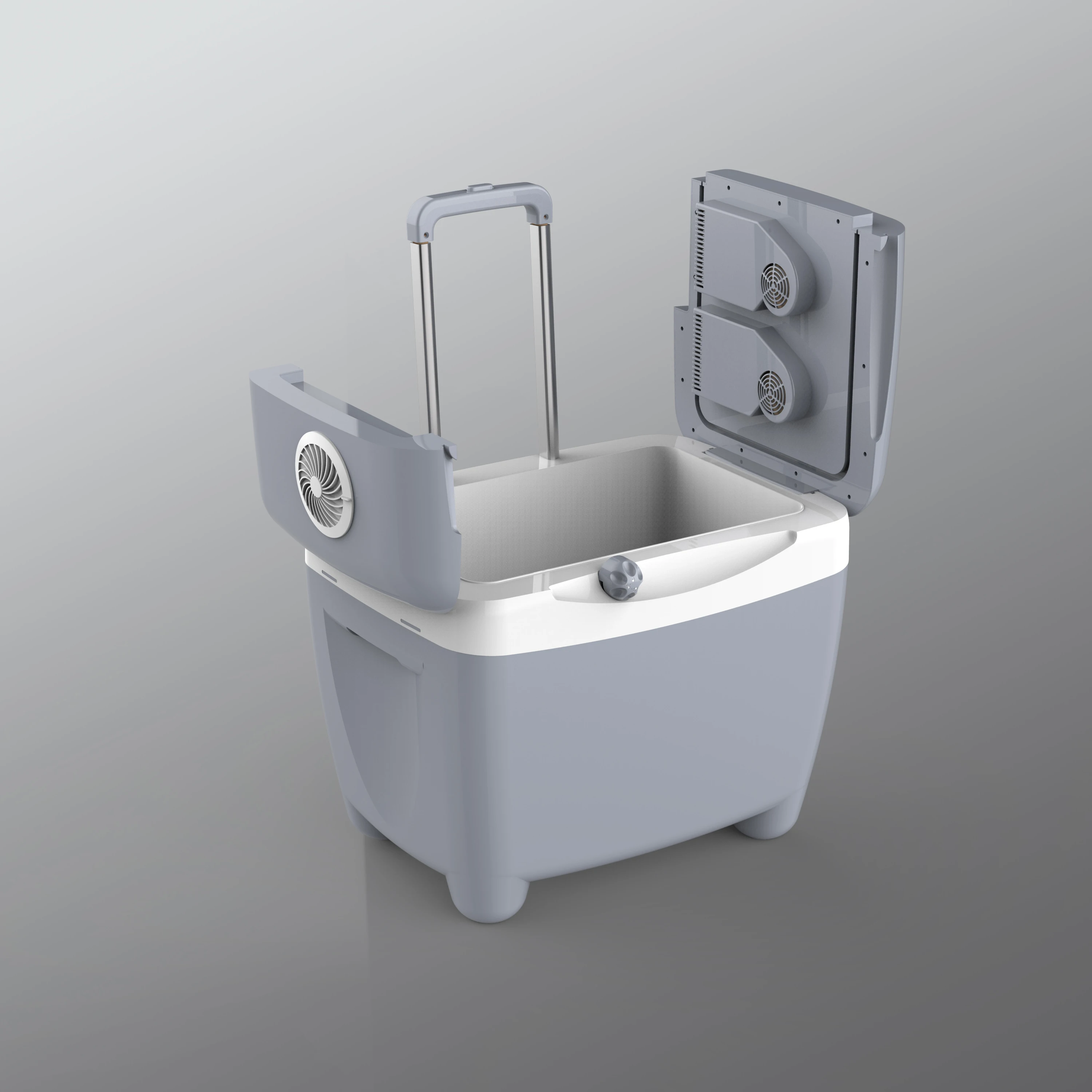 Hot sale 50L portable thermoelectric refrigerator mini car fridge small cooler box for camping 12v coolers