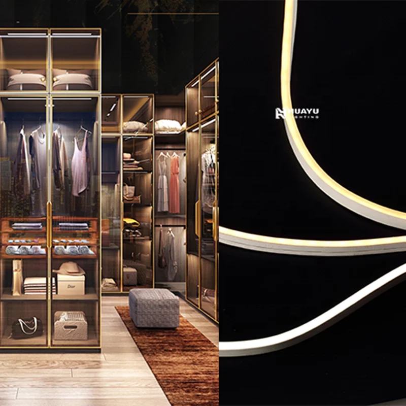 Direct factory super-slim 5*8mm led neon flex rope light IP67 constant voltage 24v12Vdc high bright 2835 led strip light neon