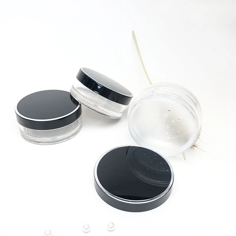 cosmetic packaging clay blush container highlighter emballage cosmetic empty compact powder case with mirror