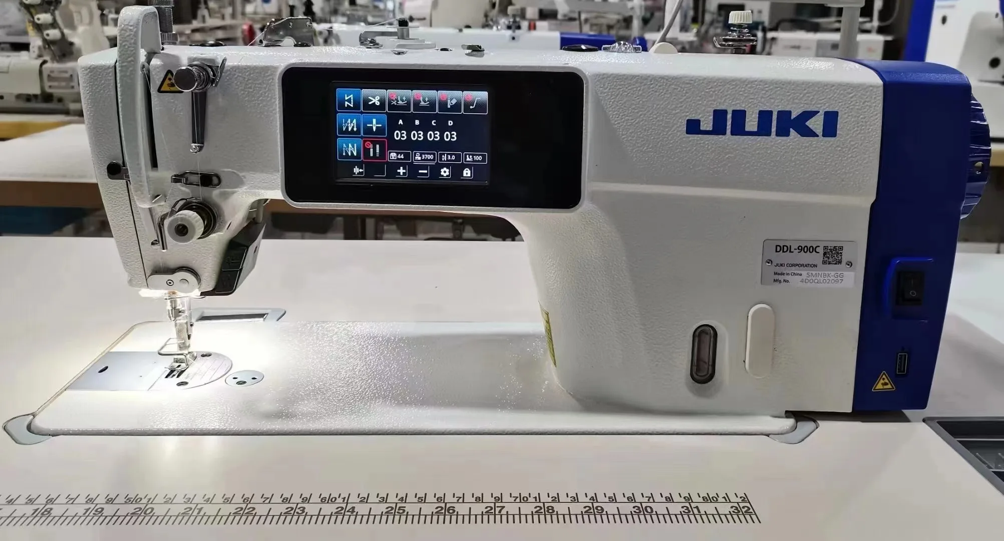 Новый jukis DDL-900C нож для резки одноигольная Промышленная швейная машина