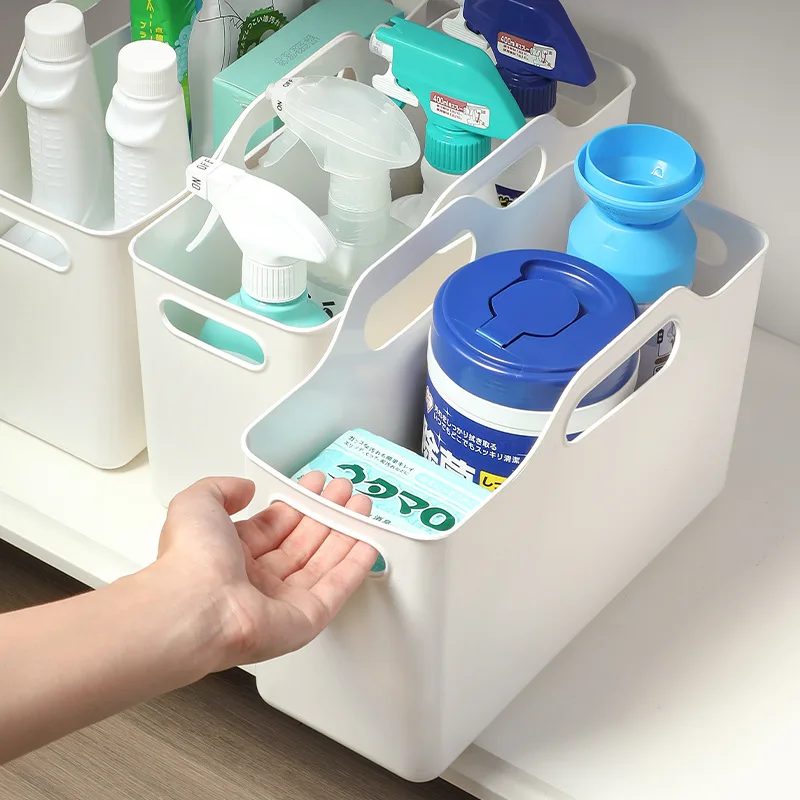 Plastic Lint Storage Laundry detergent Bin for Laundry Room Waste Lint Box holder for Organzation Trash Can basket with handle
