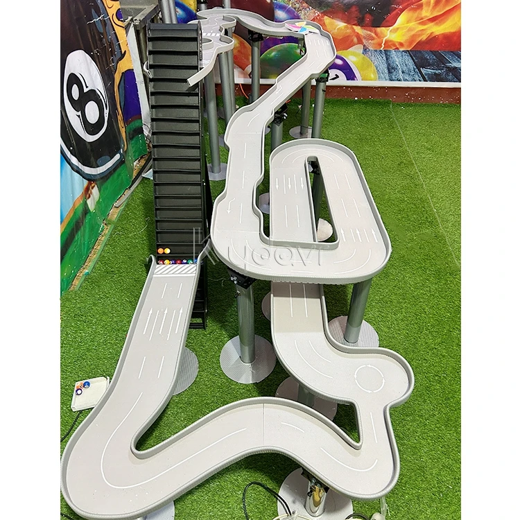 Diy custom large f1 car simulation rally tray billiard marbles pinball rolling bead battle run race maze marble track