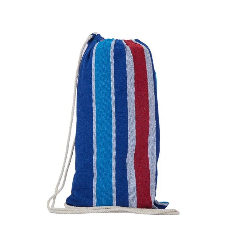 Уличный холщовый хлопковый гамак, оптовая продажа, гамак для улицы из чесаного хлопка, одиночный двойной гамак