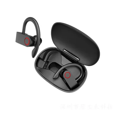2020 New Bt 5.0 A9 TWS Wireless Earphone In-ear Ear Hook Sports Headphone Noise Cancelling Stereo Earphone Headphone with Hook