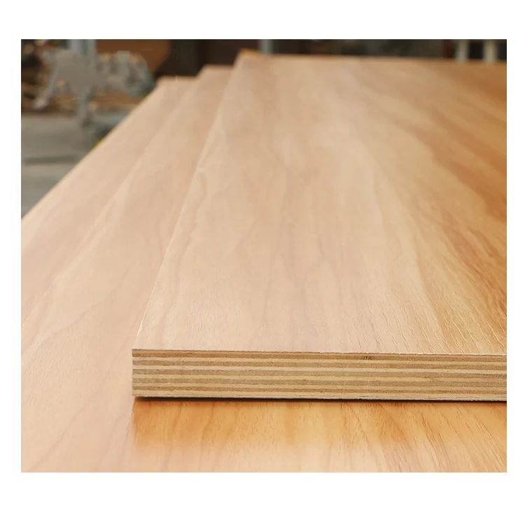PVC Film Faced Veneer Plywood UV Faced laminated veneer panel for Furniture home decorating