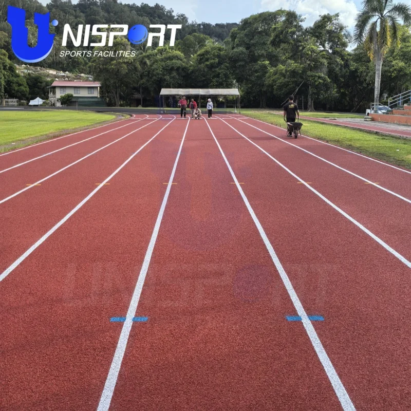 UNI Athletic Track Flooring Material - Perfect for Running Tracks, Resurfacing & New Installations