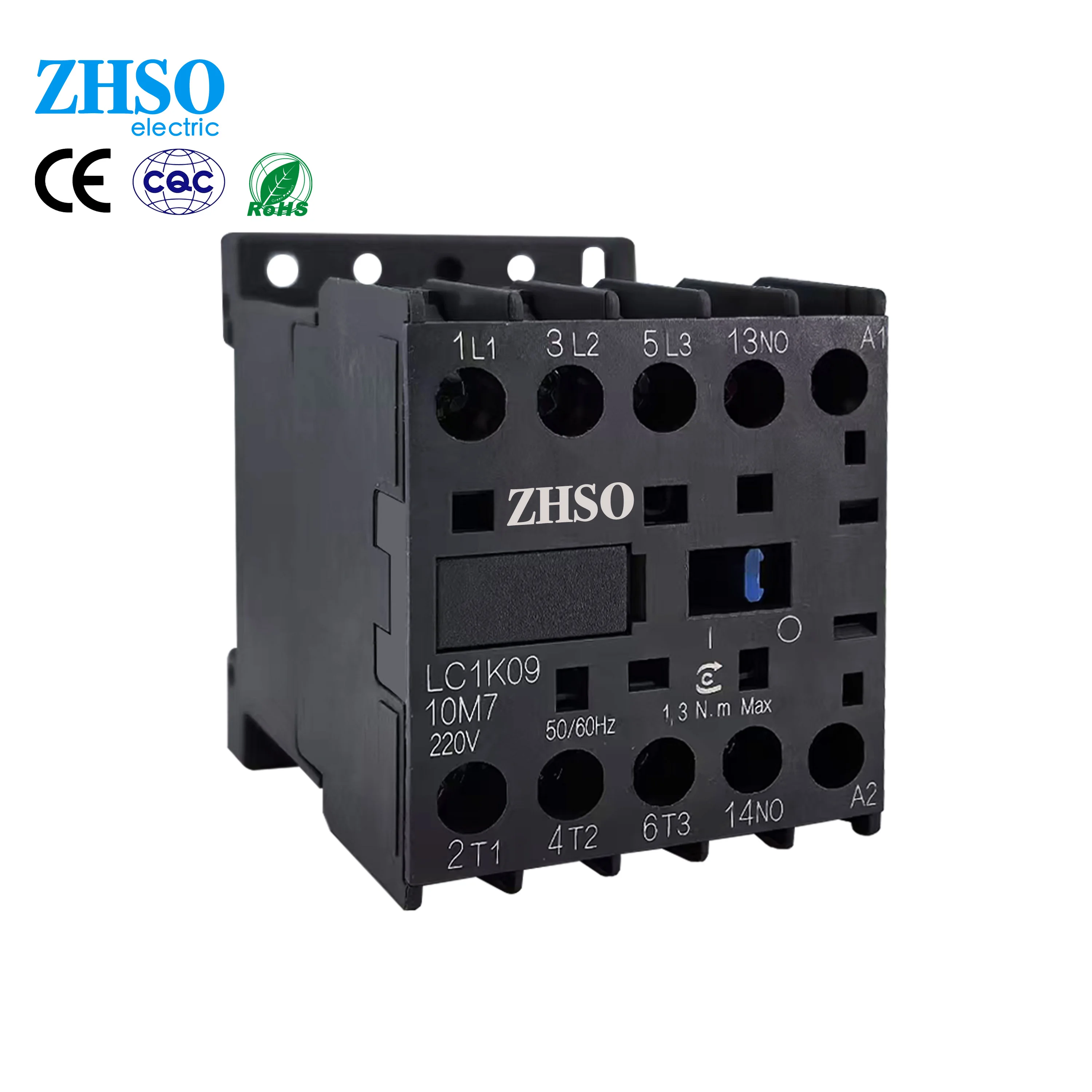 LP1-K1610A DC Contactor with 16A Capacities 24/110/240/380/110V/690V Electric black