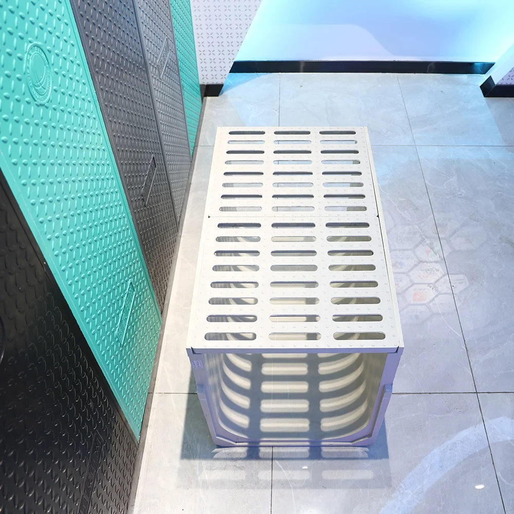 Resin Finished Water Drainage Plastic Linear U Shape Drainage Ditch