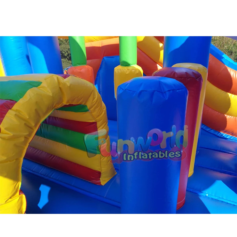 Dolphin bounce house with slide animals inflatable combos inflatable castle slide