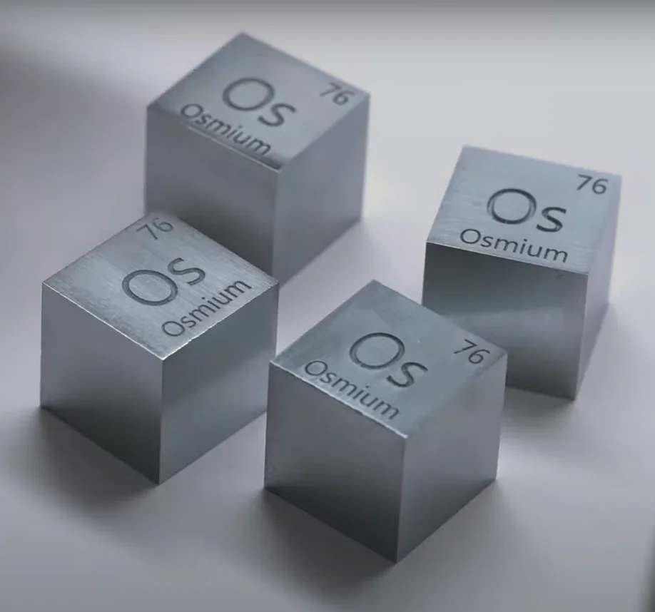 Wholesale Price of Osmium (Os) Particle Ingot Osmium Cube