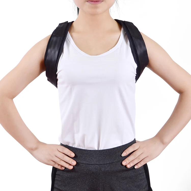 Adjustable Upper Back Brace For Clavicle Support and Providing Pain Relief Neck Back Shoulder Comfortable Correct Belt