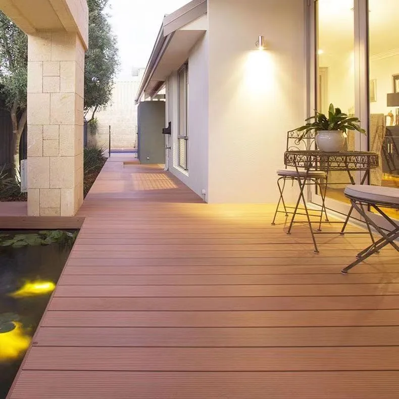 Терсель, устойчивый к УФ-выцветанию, Прочный композитный настил из ДПК, прочный настил из ДПК, садовый настил