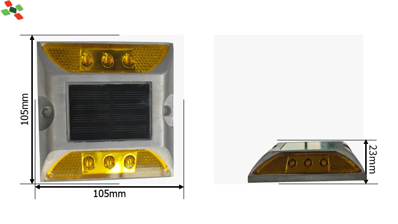 Green Light Aluminum Ip68 Traffic Safety Driveway Marker Flashing Light Led Solar Powered Road Stud