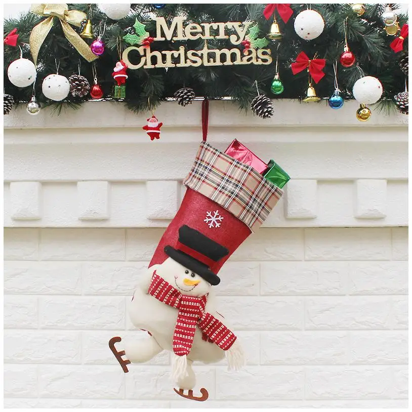 AOQI Custom Socks Funky Thigh High Top Selling Knitted Christmas  Socks Ruffle African Print Plus Size Compression Socks