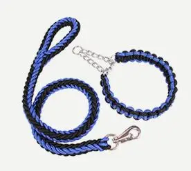 Braided nylon rope dog leash,  8 strands dog rope