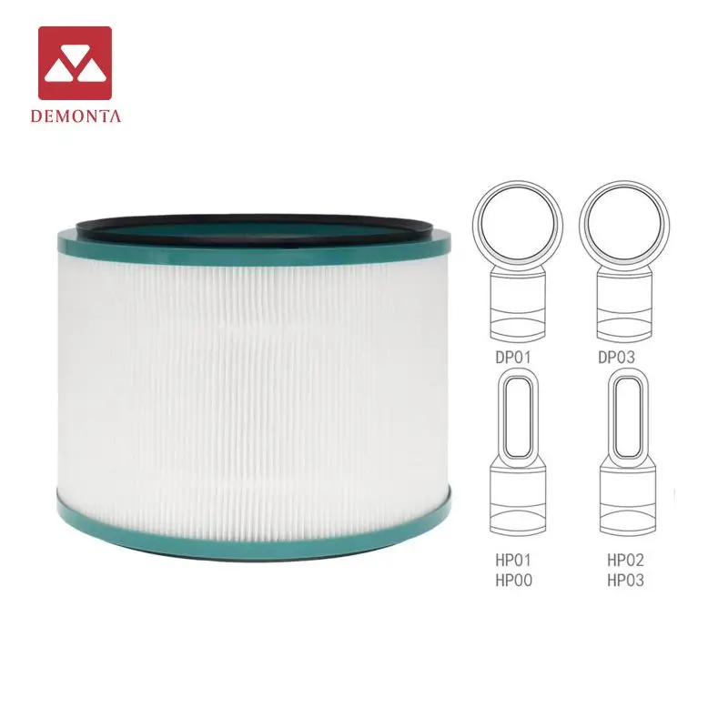 Air purifier hepa filters replacement parts fit for Dyson HP00/01/02/03/DP01/03 air purifier HEPA filter elements customized