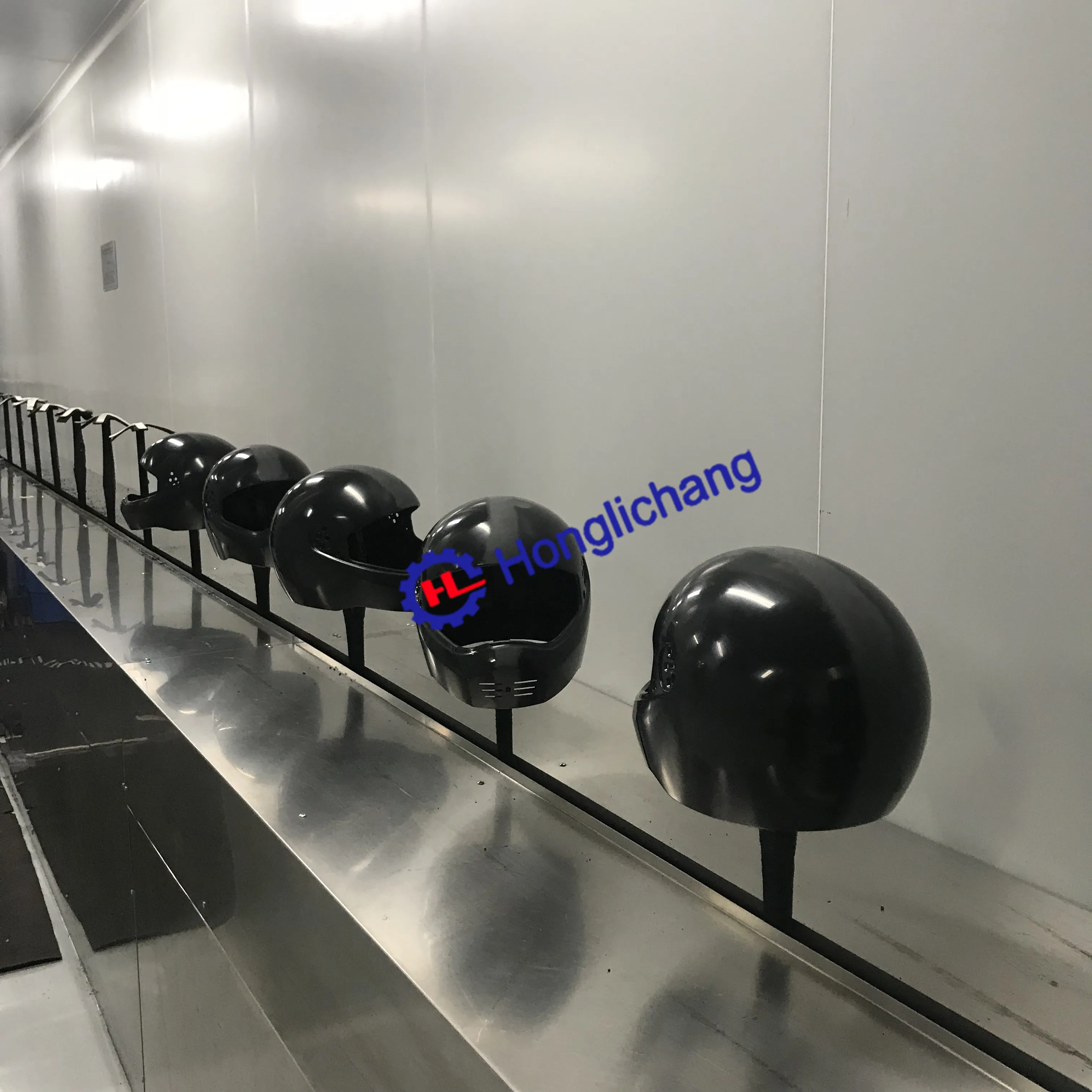 Ready Sell in Indian Market Automatic Helmet PU Paint Line