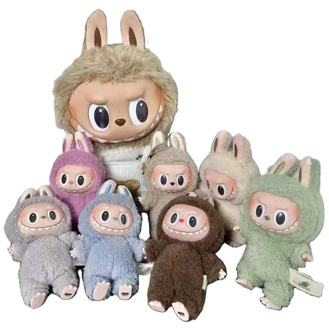 Hi-Q cute Labubu Kid Toys Mini Sp Bubble Marte Anime Kawaii Action Figure Pop-mart Mystery Blind Box Cartoon Characters Toys