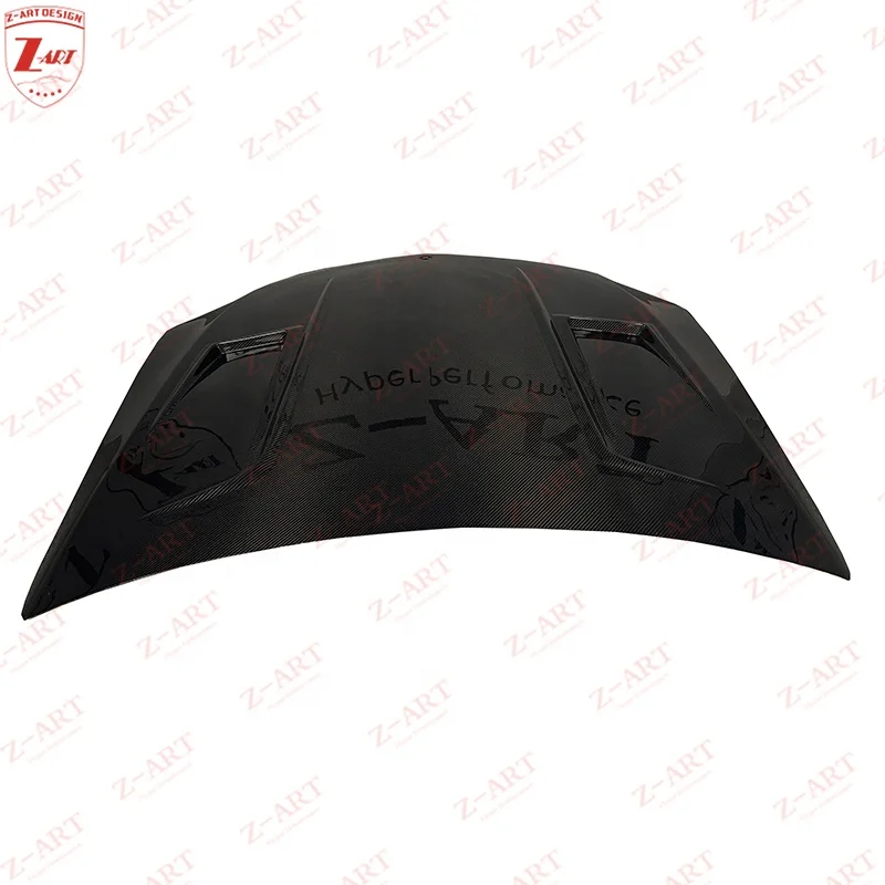 Z-ART 2015-2019 GT carbon fiber engine hood for for W205 carbon fiber engine bonnet for C class engine cover
