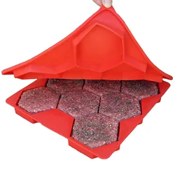 Reusable Silicone Burger Master Burger Press and Freezer Container