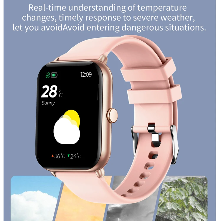 1.69 Inch High-definition Digital Women Waterproof Sport Smart Watch