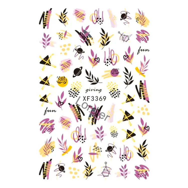 Semi Cured Gel Nail Sticker Semi Cured Gel Nail Sticker Uv 3d Design Finger Nail Sticker