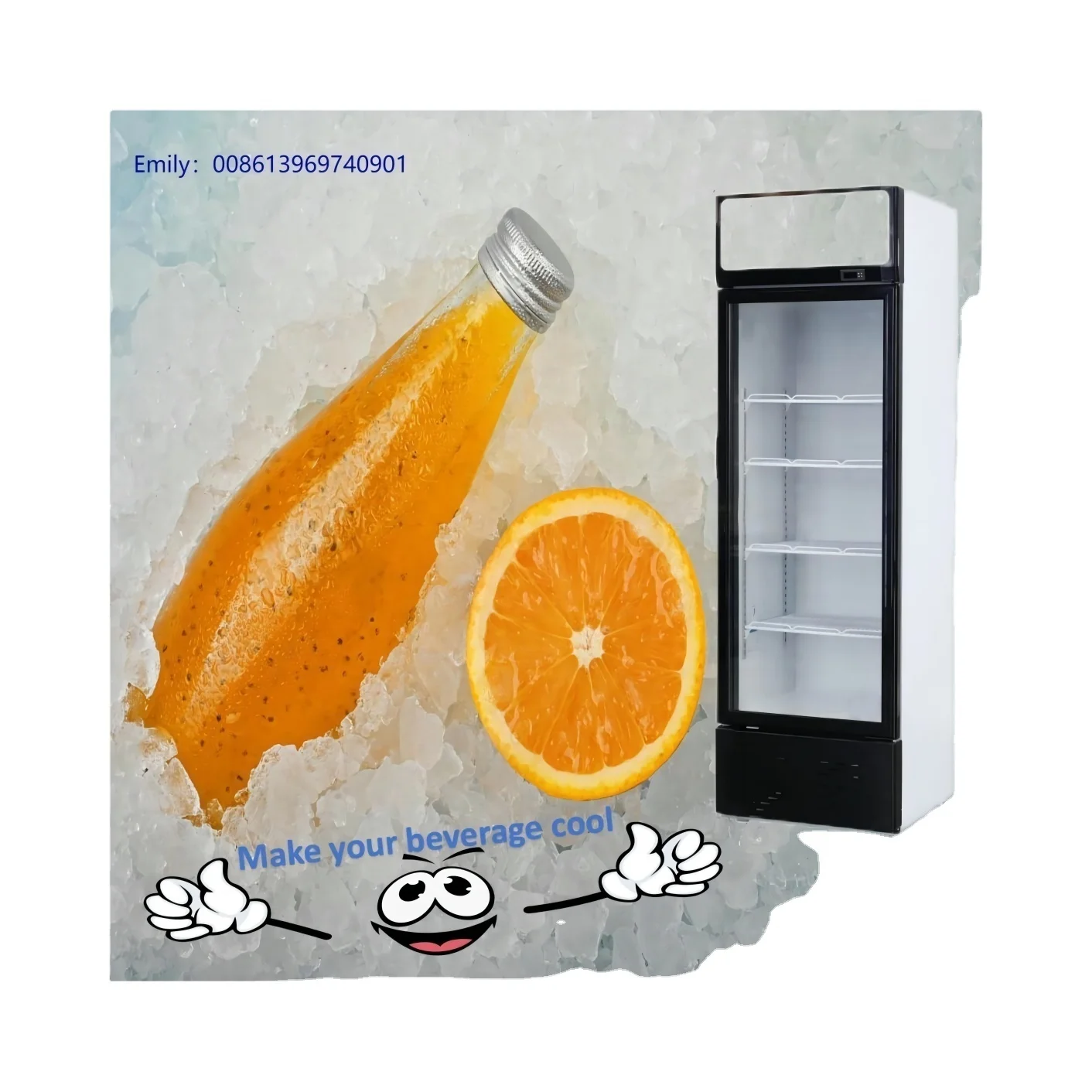 Kenkuhl hot sell beverage cooler refrigerator