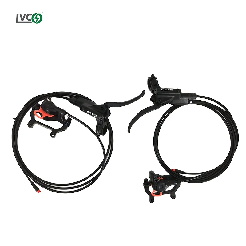 LVCO ZOOM electric mountain bike hydraulic disc brake with caplier dual piston alloy electric fat bicycle oil pressure brake