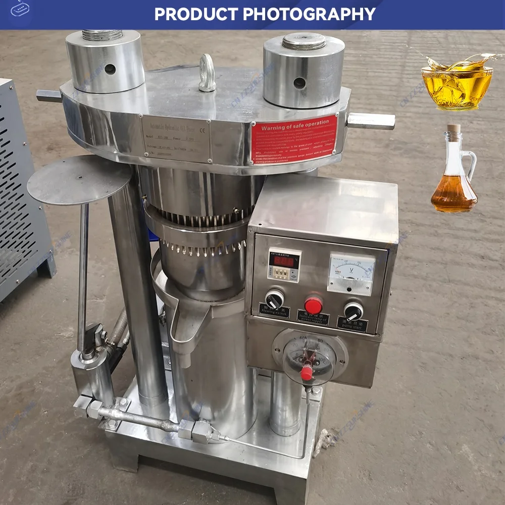 Provided Industrial Oil Press Machine Low Price Hydraulic Making Oil Pressers Hydraulic Castor Oil Pressing Extraction Machine