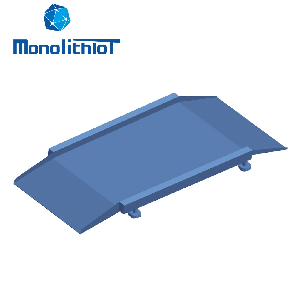 MonolithIoT Customize OEM 800*800mm 1500kg MBS Carbon Steel Material Electronic Digital Smart Weighing Platform Floor Scale
