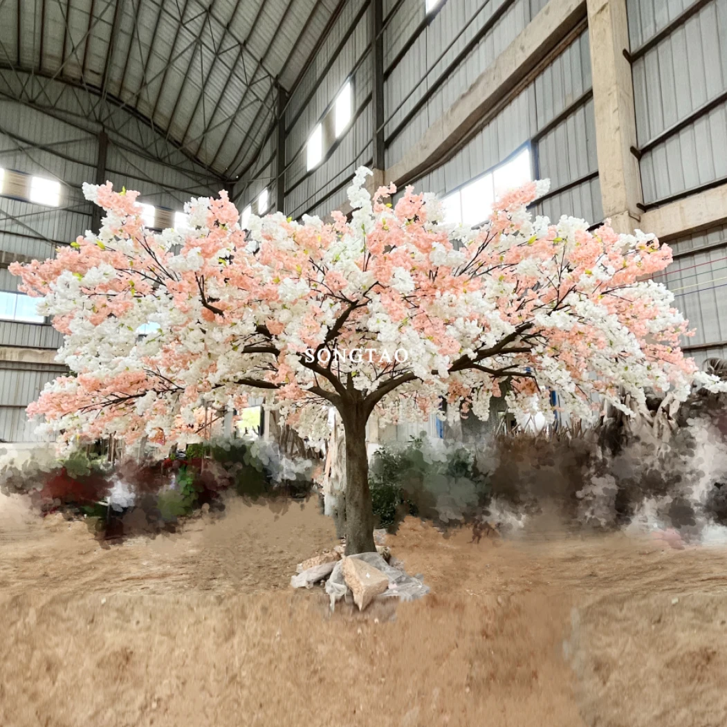 2022 japanese artificial indoor wedding party decoration fake cherry flower blossom arches tree