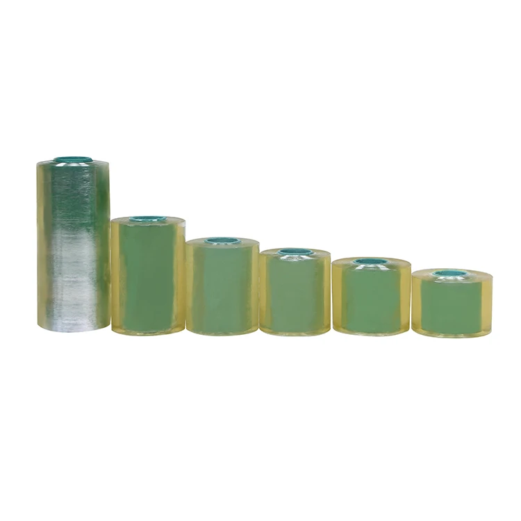 Made In China High Clear 60mm*30 micron Self Adhesive PVC Film Imported For Wire Wrapping
