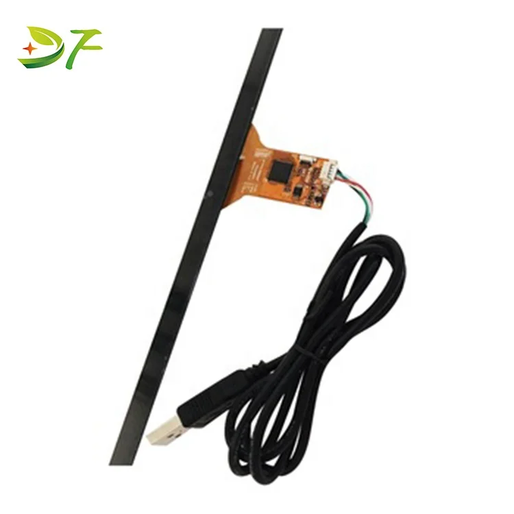 Tempered Glass 10.1,11.6,13.3,14,15.6,19,17 inch waterproof USB capacitive touch screen panel