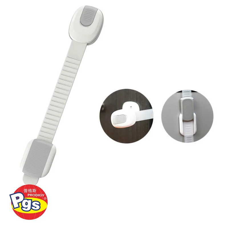 Prodigy Baby supplier Adjustable Strap Kids Child Proofing Baby Safety Locks For Fridge Cabinets Drawers