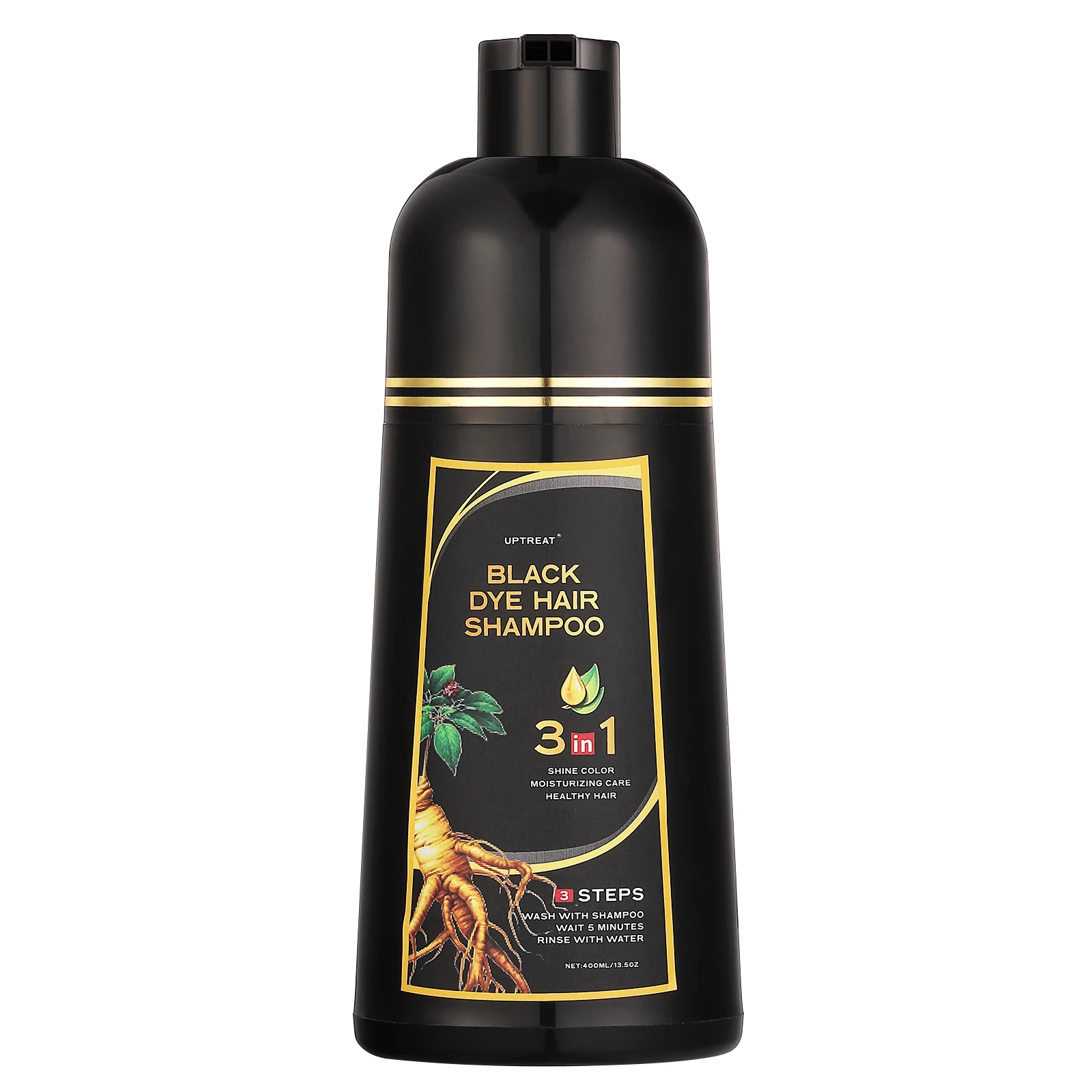 Professional Manufacturer Salon Hair Color Natural Herbal Easy Coloring Black Hair Dye Shampoo