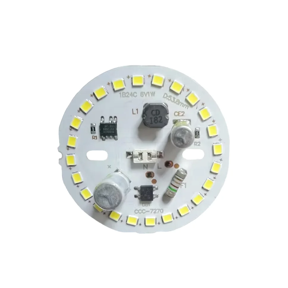 18w Super Lumen Multiple Watts The Core Smart Ic A Bulb  Circular Board Custom Design Led Dob  Ac 220V Driver-Free Pcb Board