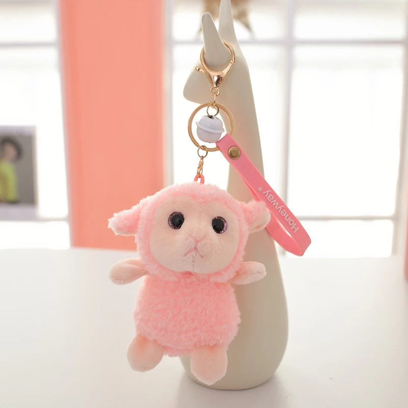Cheap items colorful plush toy key chain for fashional proson