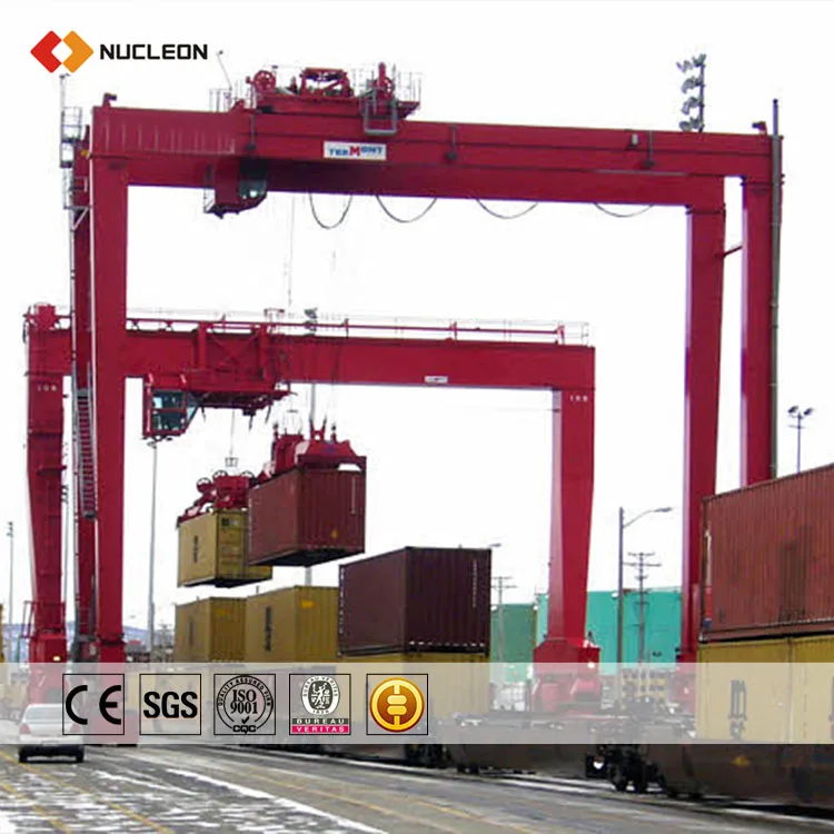  Портативная опорная тележка RTG 5 тонн резиновая шина козловой кран цена