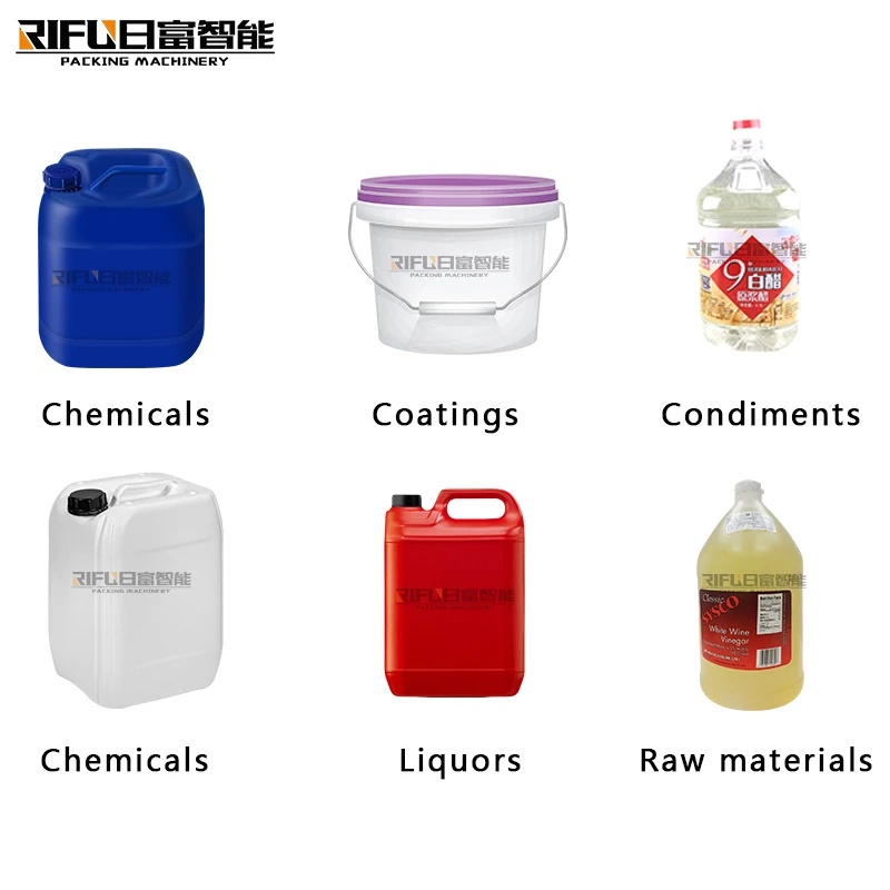 Automatic barreled weighing paint liquid filling machine