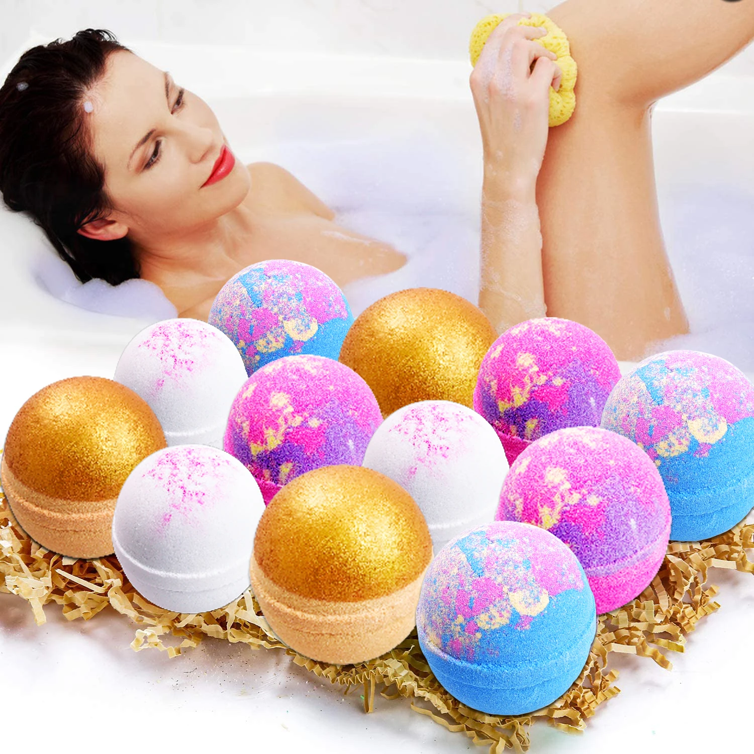 Мальчики девочки унисекс нейтральная ванна спа подарочный набор ваниль на подарок для вечеринки крестины ванны подарочные